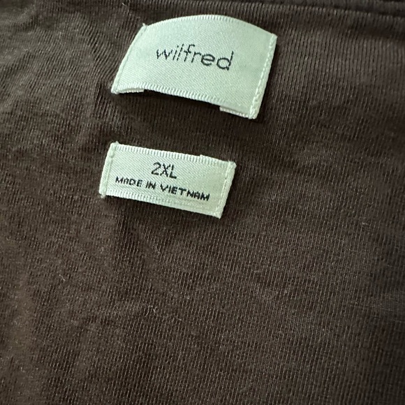 Aritzia Wilfred Brown Lydia Top - Picture 4 of 5